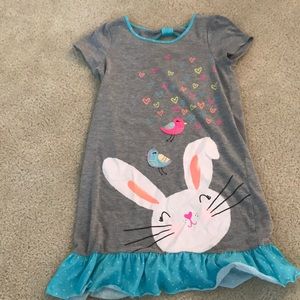 Girls short sleeve night gown perfect for Easter
